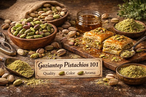 Gaziantep Pistachios 101: Quality, Color, Aroma — Baklava Academy