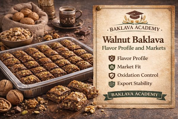 Walnut Baklava: Flavor Profile and Markets — Baklava Academy